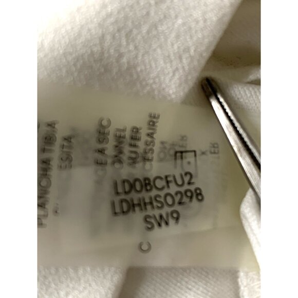 Size 0 Karl Lagerfeld Paris White Pearl Short Sleeve Sheath Dress NWOT Stretch - Picture 8 of 8